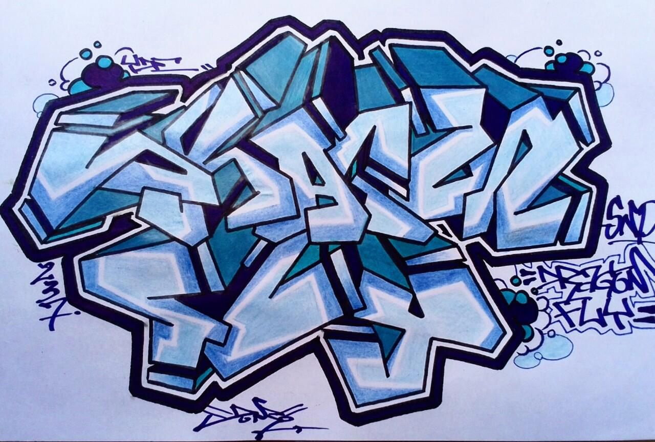 Graffiti Sketch - Photo by DonroSNP (2025)