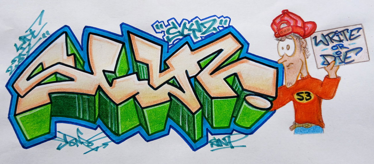 Graffiti Sketch - Photo by DonroSNP (2026)