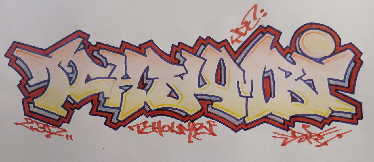 Graffiti Sketch - Photo by DonroSNP - tchoumbi (2026)