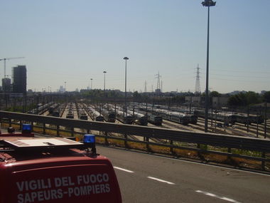 Graffiti Artwork in Milano - Photo by Donszkoj - Italy, Milan, Trenitalia