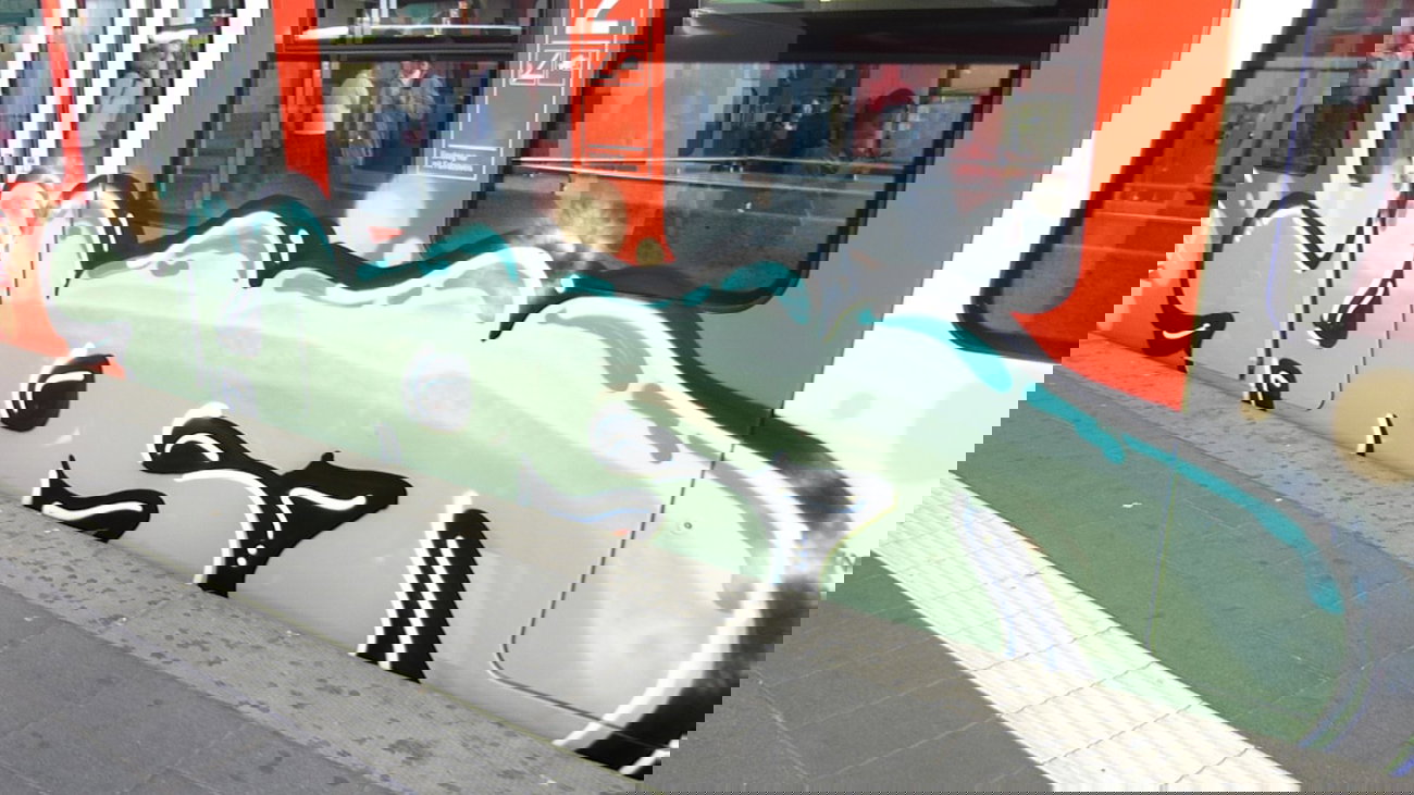 Graffiti Train - Photo by DoppelWhopper - Host, S11, Düsseldorf (2013)