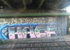 Graffiti Wall in Essen - Photo by DoppelWhopper - Hacf (2013)