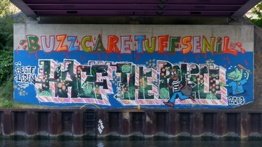 Graffiti Wall in Essen - Photo by DoppelWhopper - HACF (2013)