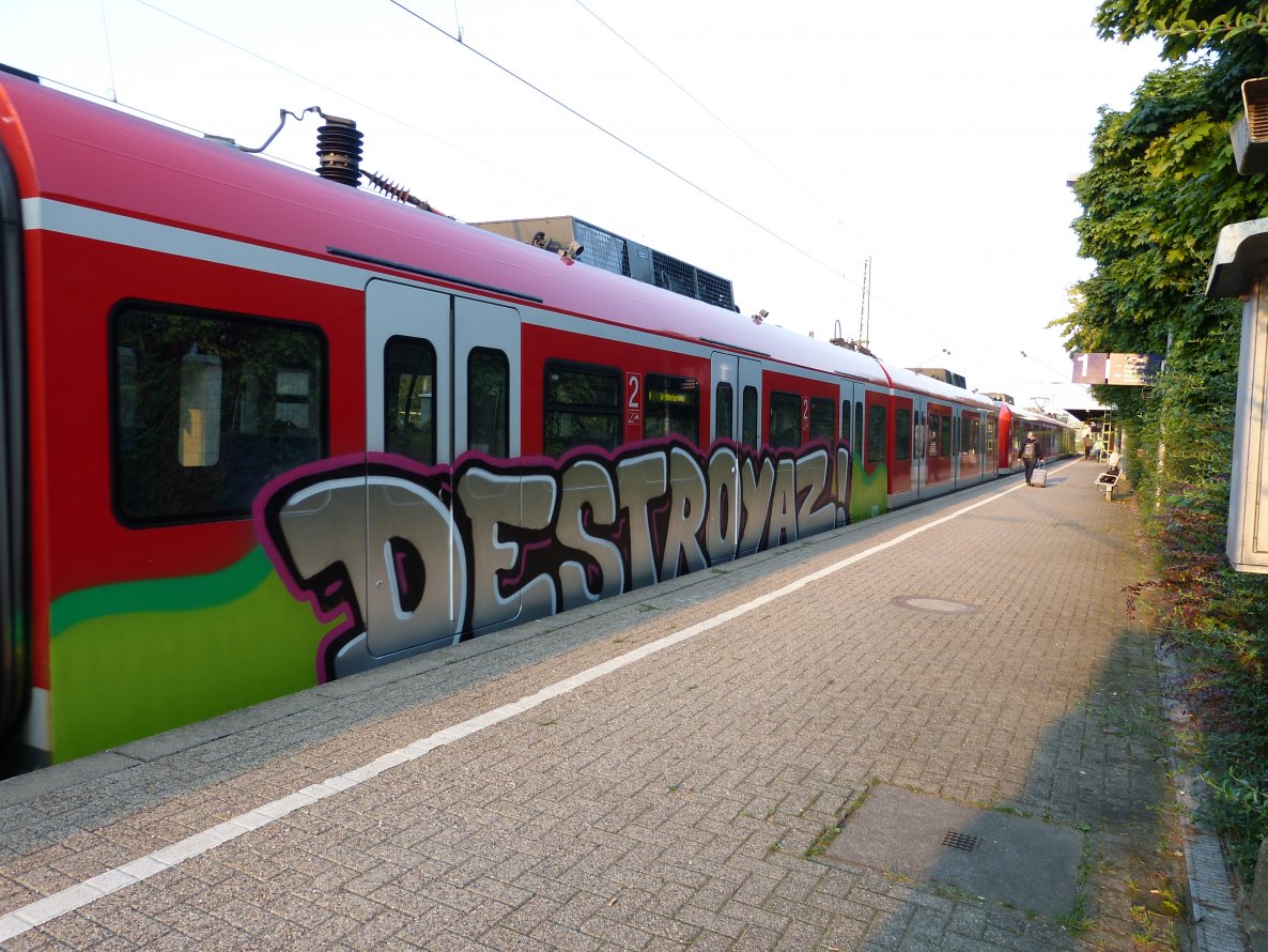 Graffiti Train - Photo by DoppelWhopper - Destroyaz (2013)