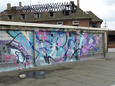 Graffiti Wall in Dusseldorf - Photo by DoppelWhopper - ABOT (2013)