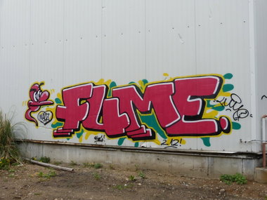 Graffiti Wall in Dusseldorf - Photo by DoppelWhopper - Fume (2013)