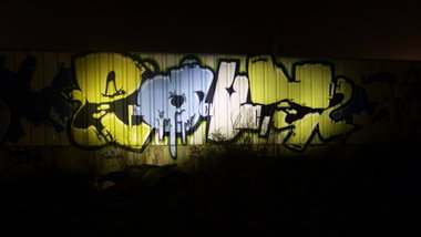 Graffiti Wall in Dusseldorf - Photo by DoppelWhopper - pout, dhs (2012)