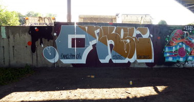 Graffiti Wall in Essen - Photo by DoppelWhopper - Onkel, Hypno, 13ers (2013)