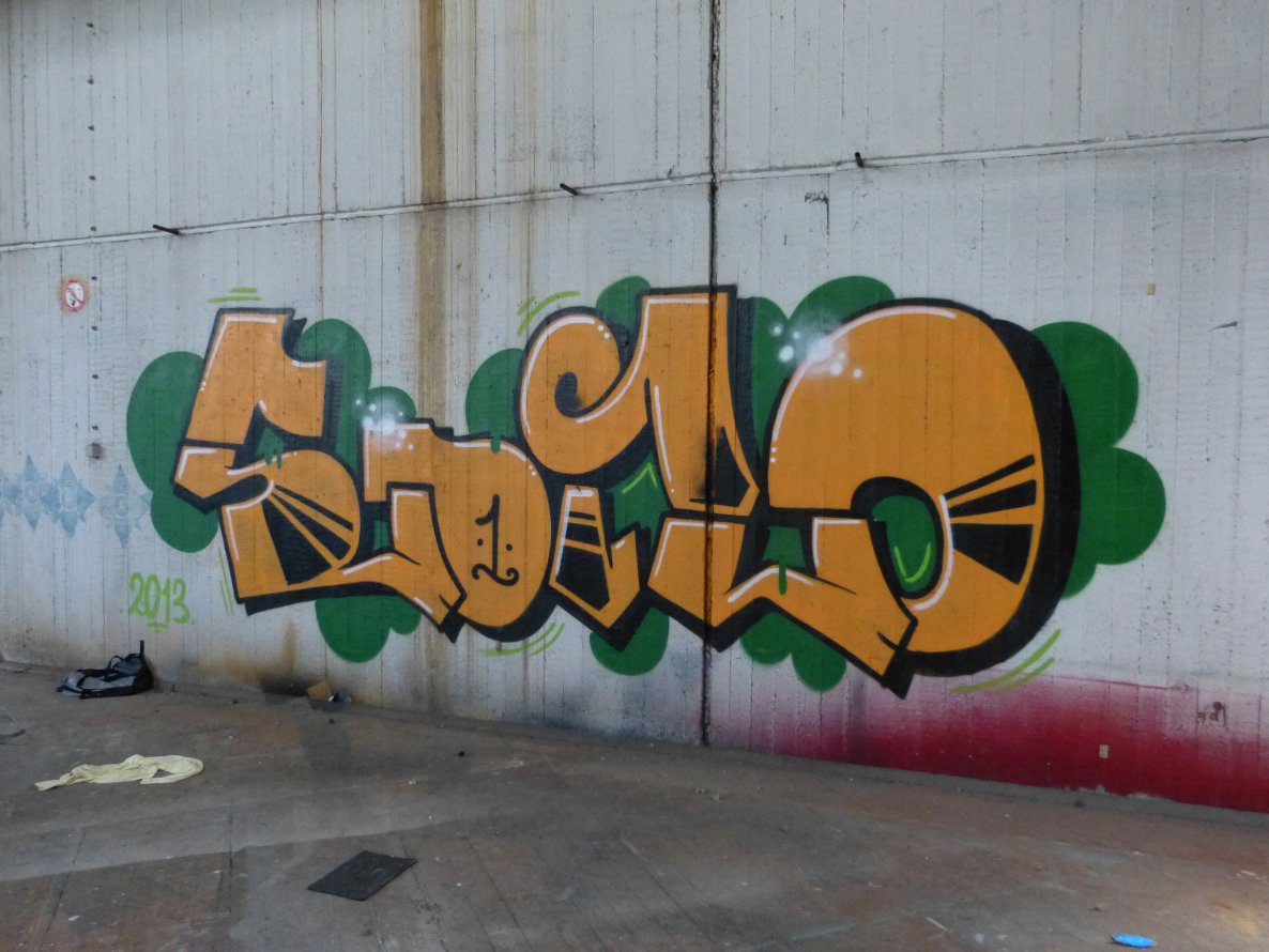 Graffiti Wall - Photo by DoppelWhopper - sdilo (2013)