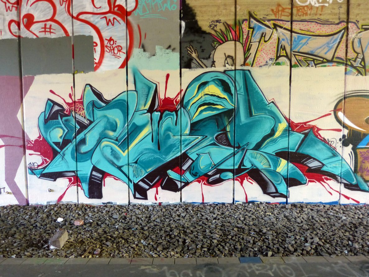 Graffiti Wall in Wuppertal - Photo by DoppelWhopper - ? (2014)