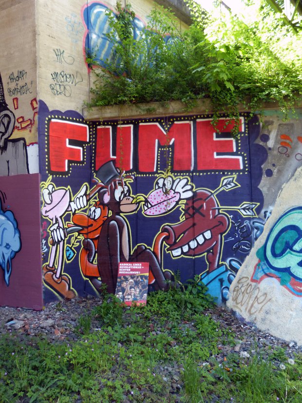 Graffiti Wall in Wuppertal - Photo by DoppelWhopper - Fume