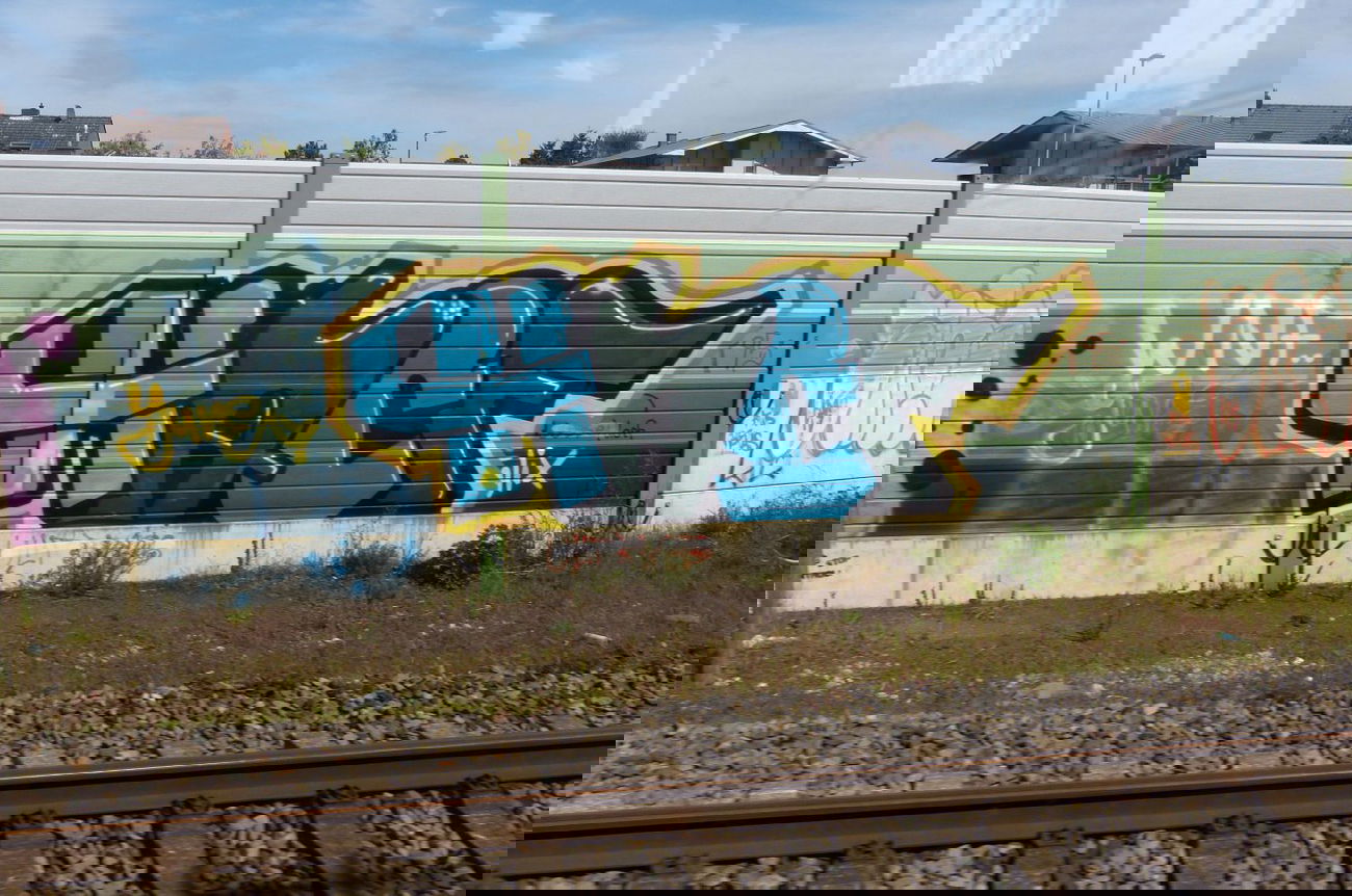 Graffiti Bombing - Photo by DoppelWhopper - HACF (2014)
