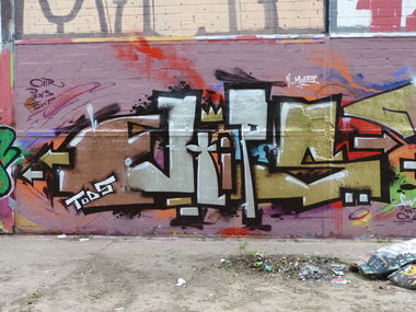 Graffiti Wall - Photo by DoppelWhopper - Chips, Tods, ORG (2014)