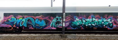 Graffiti Train - Photo by Dorfseufer69 - nuclear1, grtaffiti, trains (2016)