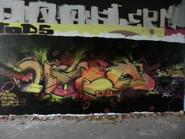 Graffiti Wall - Photo by Dorfseufer69 - MORE, TODS, CRU