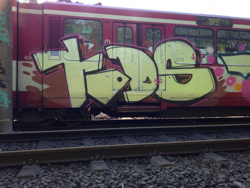 Graffiti Train - Photo by Dorfseufer69 - TODS, CREW
