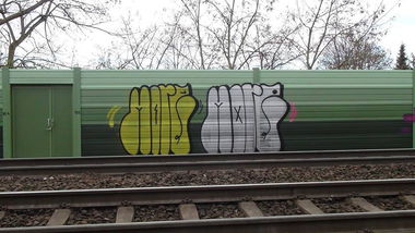 Graffiti Bombing - Photo by Dorfseufer69 - More, More