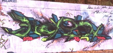 Graffiti Wall - Photo by Dorfseufer69 - Mr., MORE