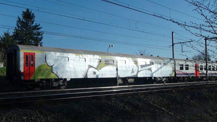 Graffiti Train - Photo by Dorfseufer69 - TODS, CREW, ROCKS