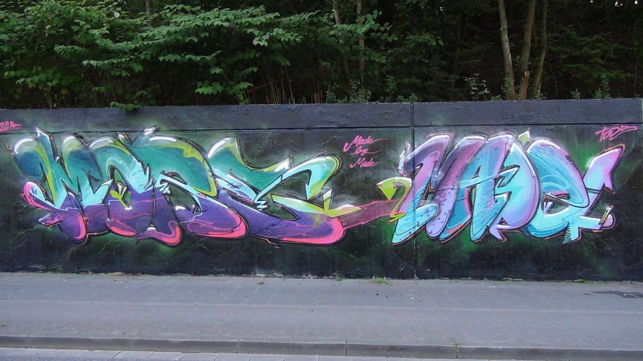 Graffiti Wall - Photo by Dorfseufer69 - MORE, MADE, https://www.flickr.com/photos/125817596@N07/