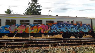 Graffiti Train - Photo by Dorfseufer69 - More, Rasko