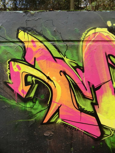 Graffiti Wall - Photo by Dorfseufer69 - detail, MORE