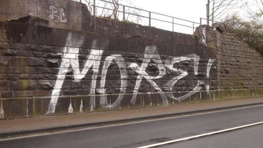 Graffiti Bombing - Photo by Dorfseufer69 - Tags, MORE, more