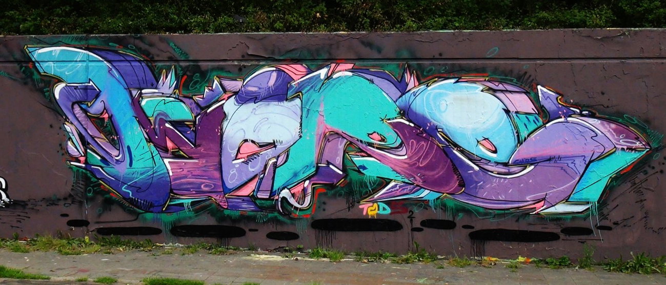 Graffiti Wall - Photo by Dorfseufer69 - Mr., More, tods