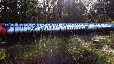 Graffiti Bombing - Photo by Dorfseufer69 - More, /, Buds (2014)