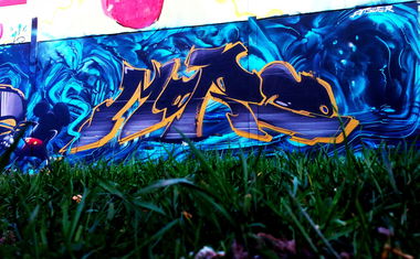 Graffiti Wall - Photo by Dorfseufer69 - more, cops, rostock (2015)