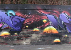 Graffiti Wall - Photo by Dorfseufer69 - Planet, der, Affen (2017)