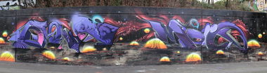 Graffiti Wall - Photo by Dorfseufer69 - Planet, der, Affen (2017)