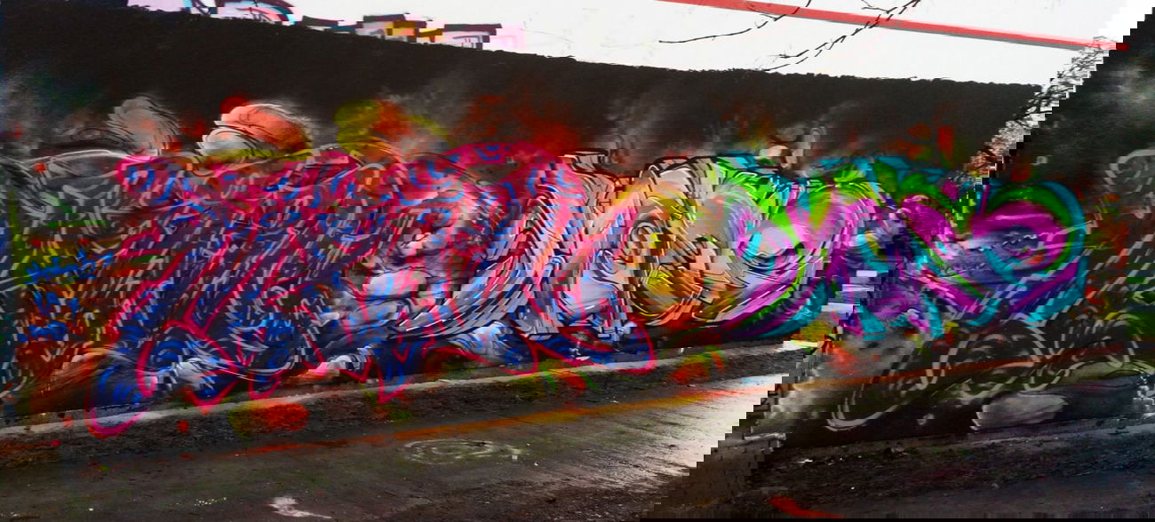 Graffiti Wall - Photo by Dorfseufer69 - Evolution, MONE, &