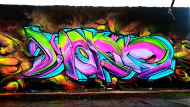 Graffiti Wall - Photo by Dorfseufer69 - Mr.MORE, &, Mr.MORE (2015)