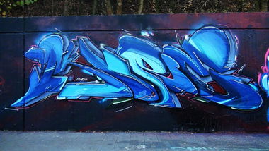 Graffiti Wall - Photo by Dorfseufer69 - Mr.More, Düsseldorf, Neuss (2014)
