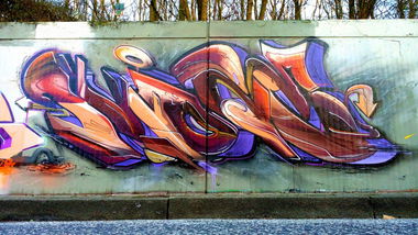 Graffiti Wall - Photo by Dorfseufer69 - More, Cops, Plb`s (2014)