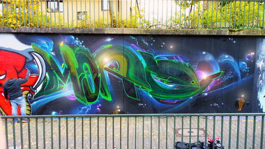 Graffiti Wall - Photo by Dorfseufer69 - mr, more, düsseldorf (2015)