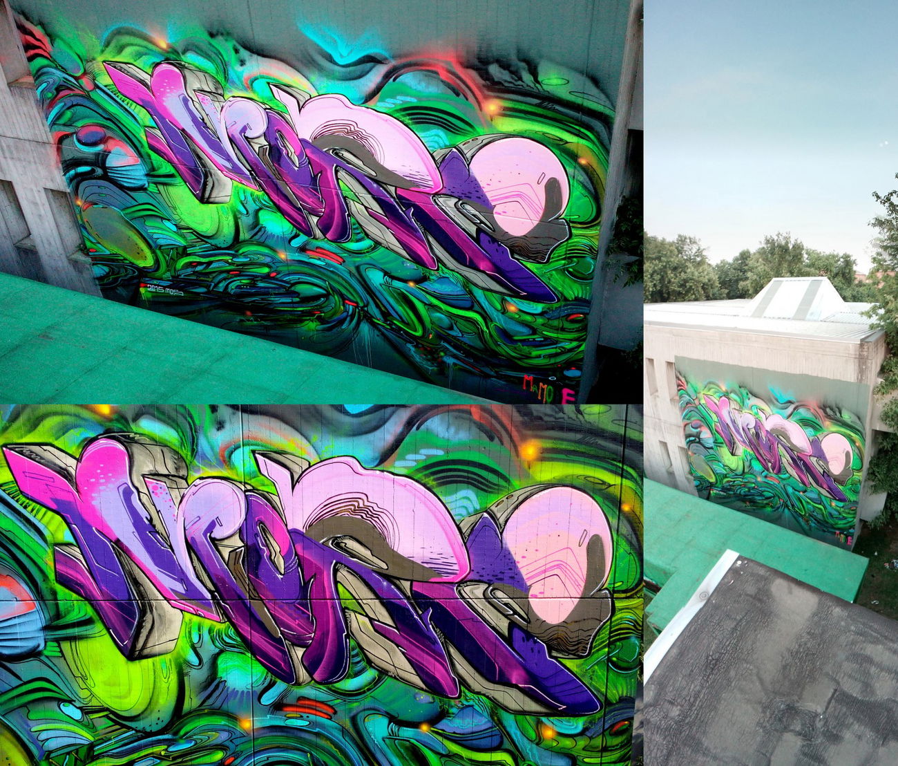 Graffiti Wall in Mailand - Photo by Dorfseufer69 - Mr.More, MeetingofStyles, Milano (2015)