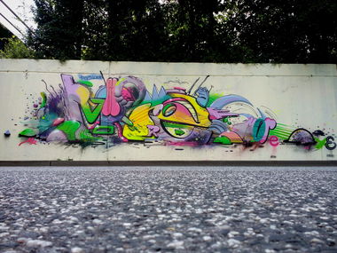 Graffiti Wall - Photo by Dorfseufer69 - more, mr, düsseldorf (2017)