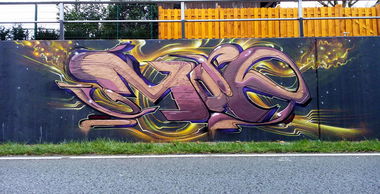 Graffiti Wall - Photo by Dorfseufer69 - mrmore, more, rostock (2017)