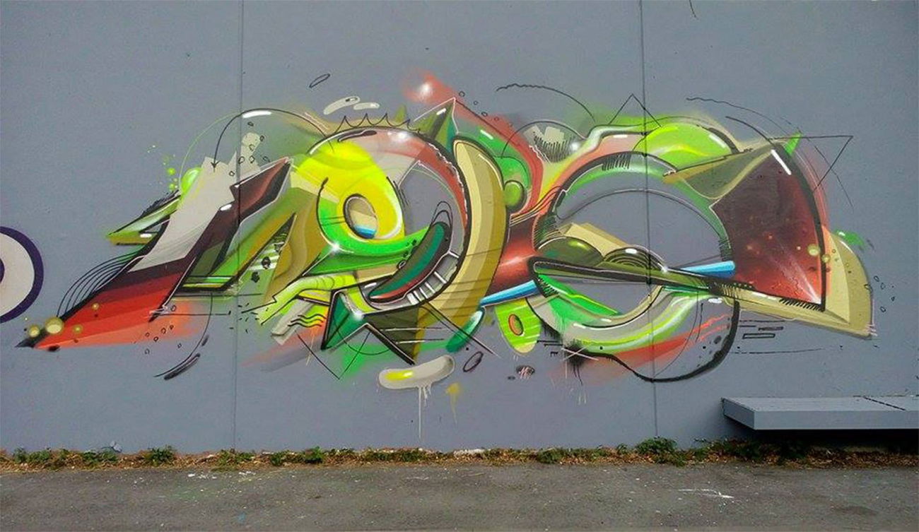 Graffiti Wall - Photo by Dorfseufer69 - nrw, graffiti, graff (2017)