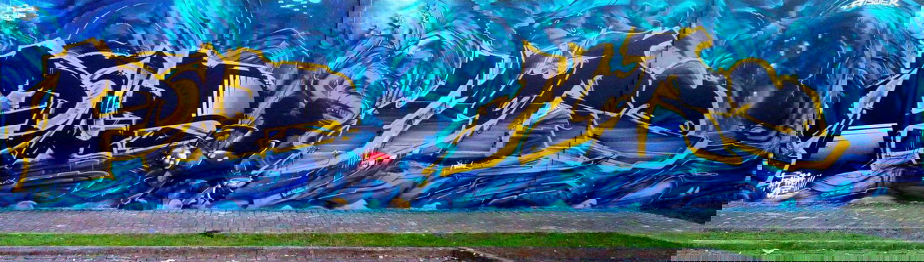 Graffiti Wall - Photo by Dorfseufer69 - POUT, &, MORE (2015)