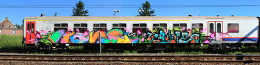 Graffiti Train - Photo by Dorfseufer69 - more, chips, org (2015)