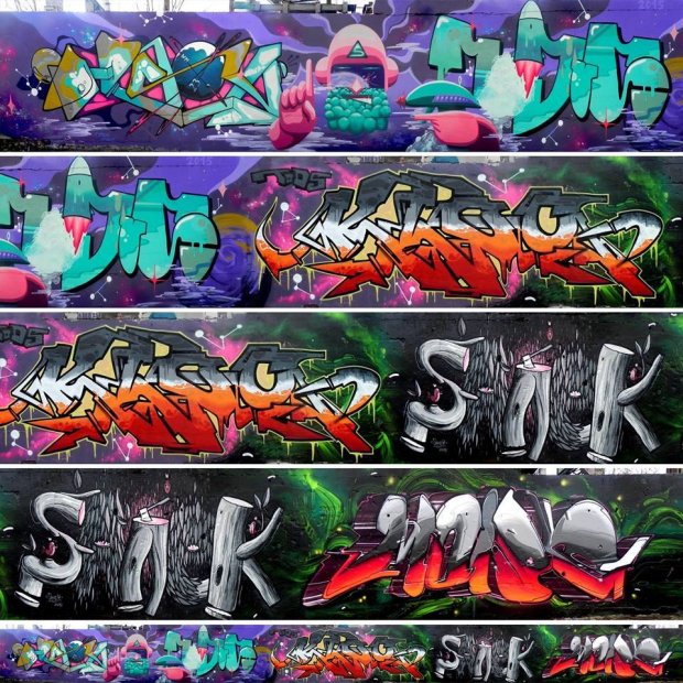 Graffiti Wall - Photo by Dorfseufer69 - ORSON, SCHRILL, MODUS (2015)