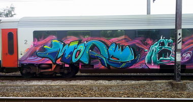 Graffiti Train - Photo by Dorfseufer69 - MORE, 2015, Train (2015)