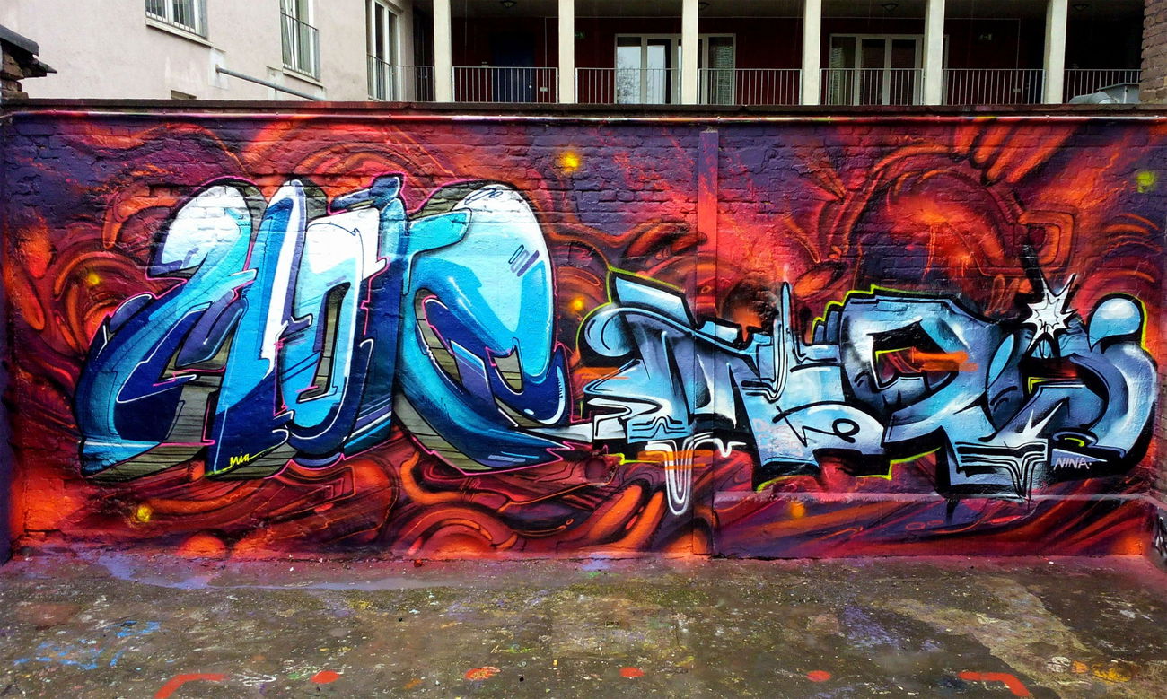 Graffiti Wall - Photo by Dorfseufer69 - Mr.More, Mero, klön