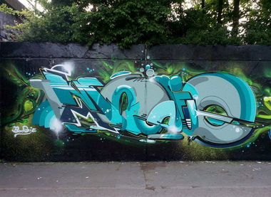 Graffiti Wall - Photo by Dorfseufer69 - mrmore, more, graff (2017)