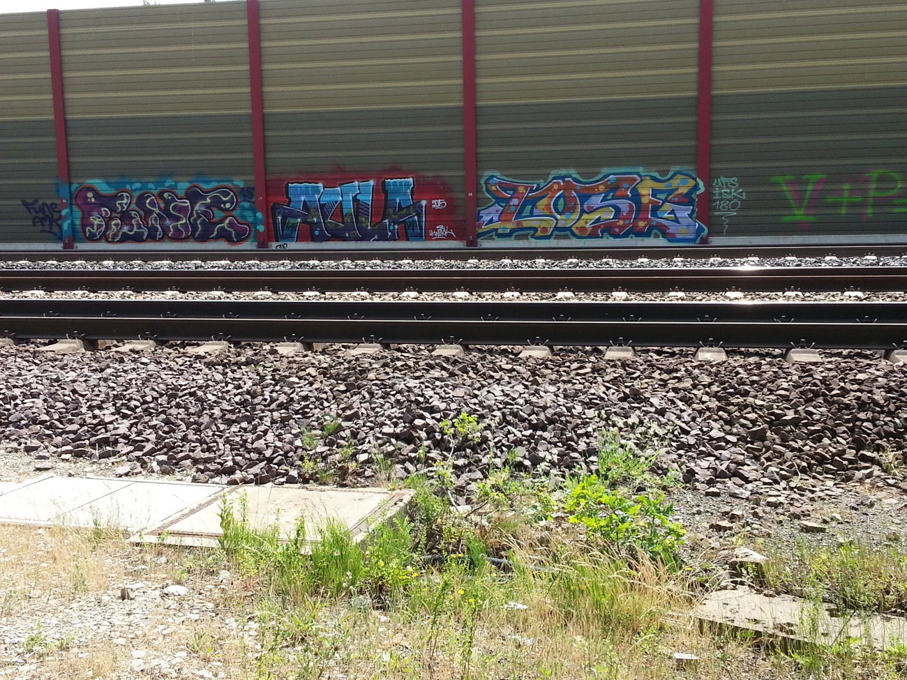 Graffiti in Germany - Photo by Dorfwriter - rbk, aula, fune (2015)