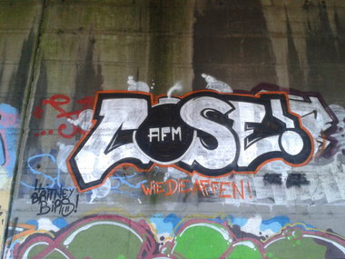 Graffiti Bombing - Photo by Dosentrieb - afm, kose, cose (2013)