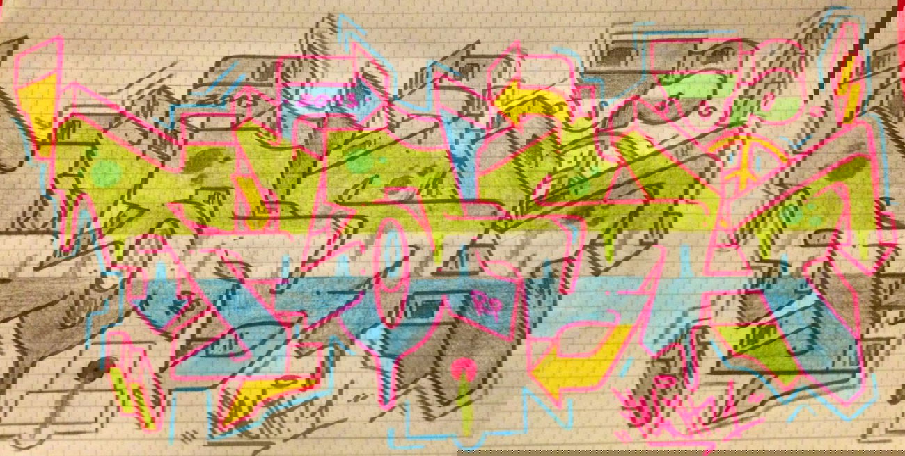 Graffiti Sketch - Photo by Dosenwahn - FLASH, Dresden (2013)